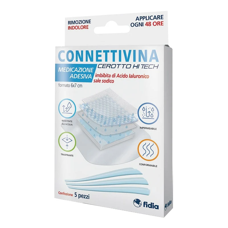 Connettivina Cerotto Hi Tech 6x7cm 5 Medicazioni