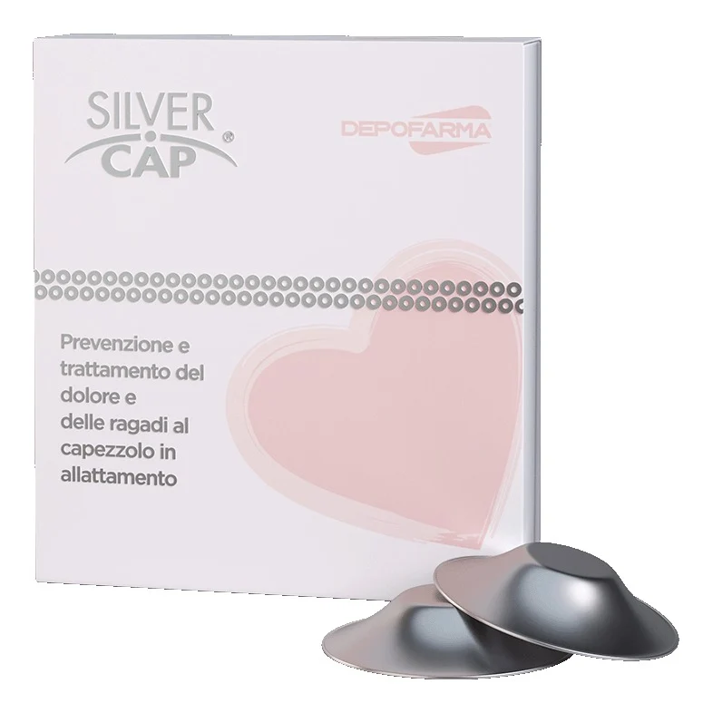 Silvercap Coppette in Argento Puro Allattamento 2 pz