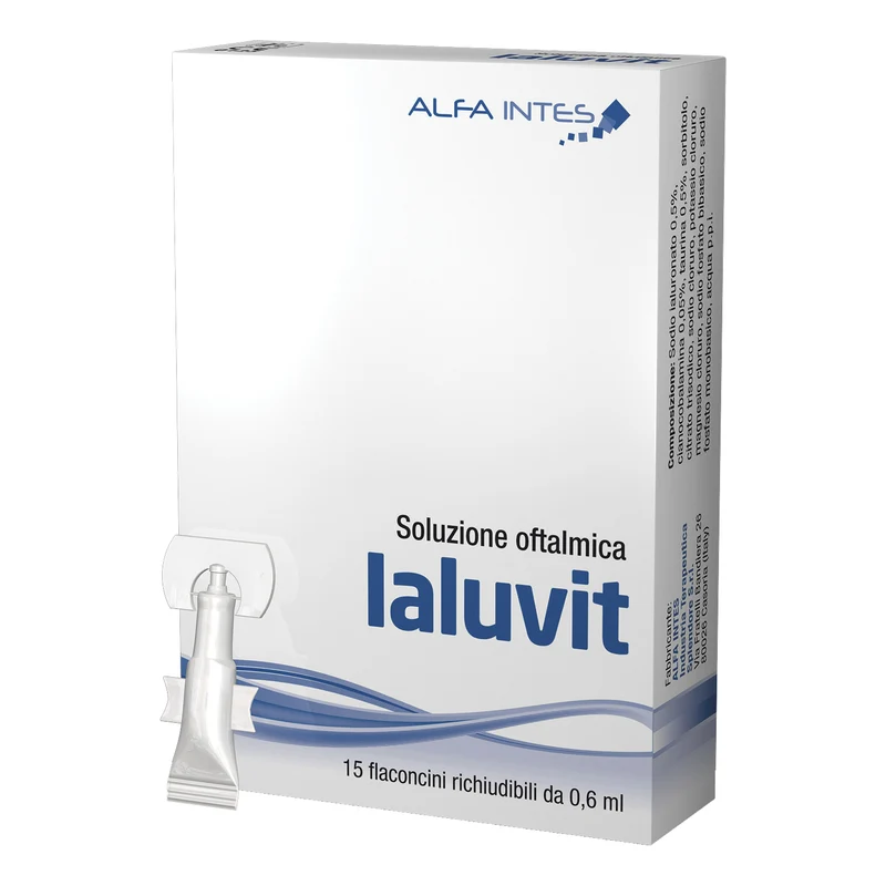 Ialuvit Collirio Sodio Ialuronato 0,5% e Vitamina B12 15 Flaconcini