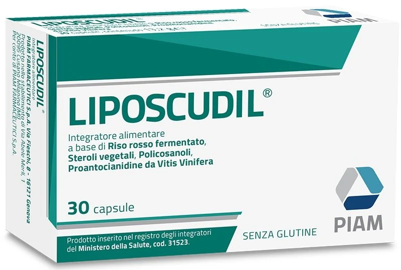 Liposcudil 30 Capsule – Integratore per il Colesterolo