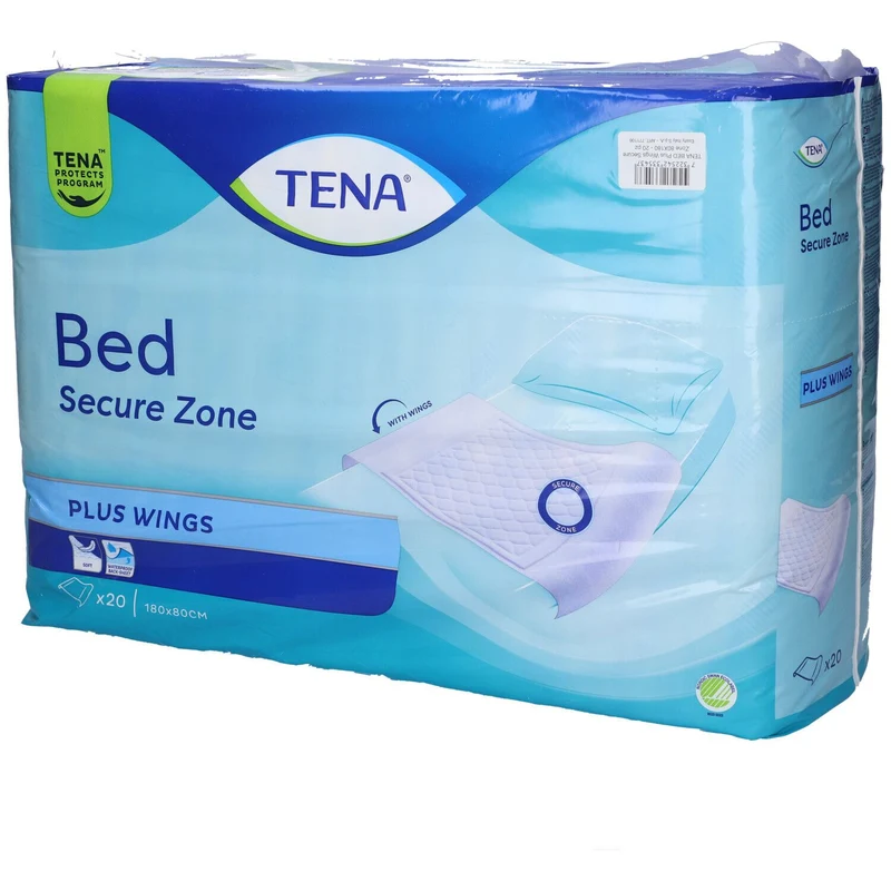 TENA Bed Secure Zone Plus Wings traversa 80x180 20 pz