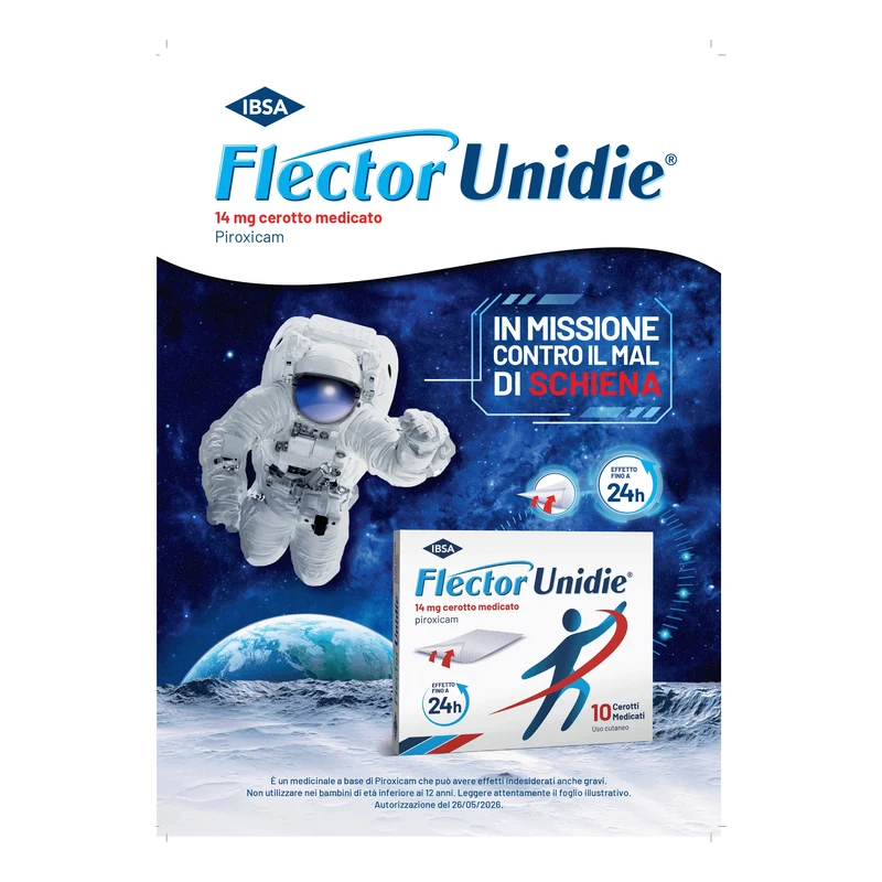 Flector Unidie 14 mg 10 cerotti medicati piroxicam