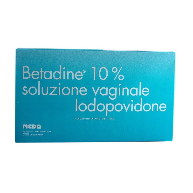 Betadine 10% concentrato 5 flaconi 140ml + 5 fialoidi 10ml + 5 canule Soluzione vaginale