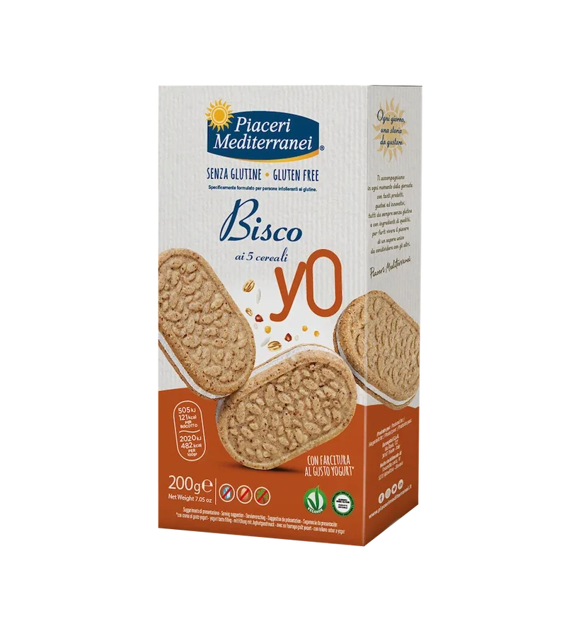 Piaceri Mediterranei Bisco yo 5 Cereali 200 g