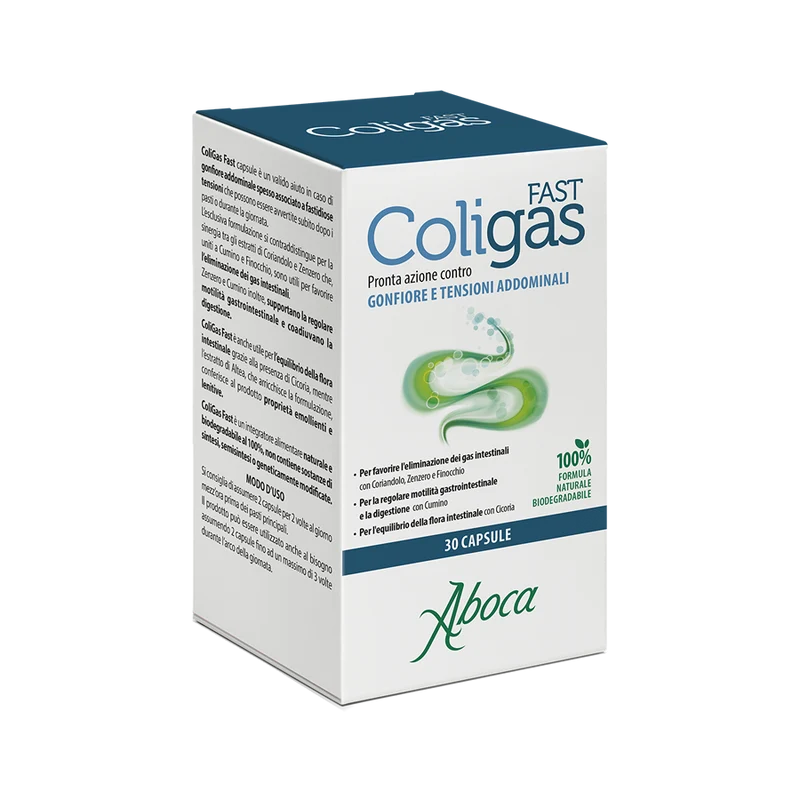 Coligas Fast Aboca 30 Capsule