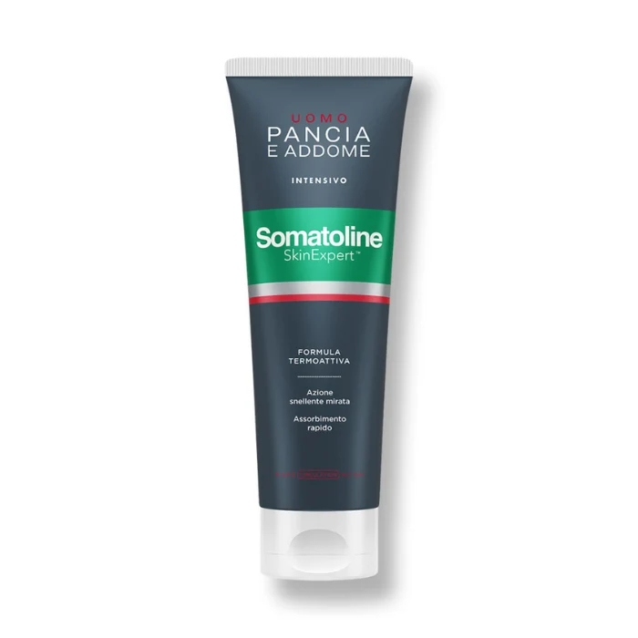 Somatoline Uomo Pancia e Addome Intensivo, Azione Snellente mirata, Assorbimento Rapido, 250ml