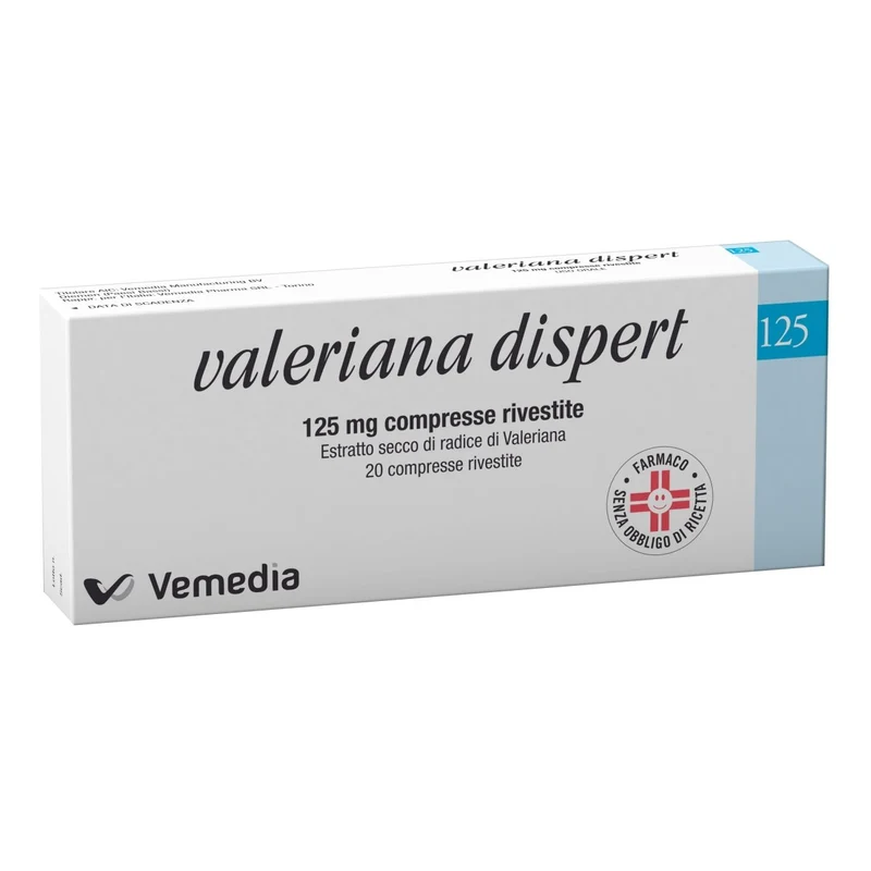 Valeriana Dispert 125 mg 20 compresse rivestite