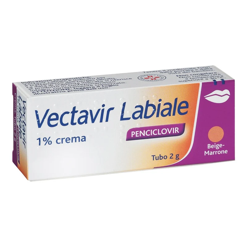 Vectavir labiale 1 % 2 g crema