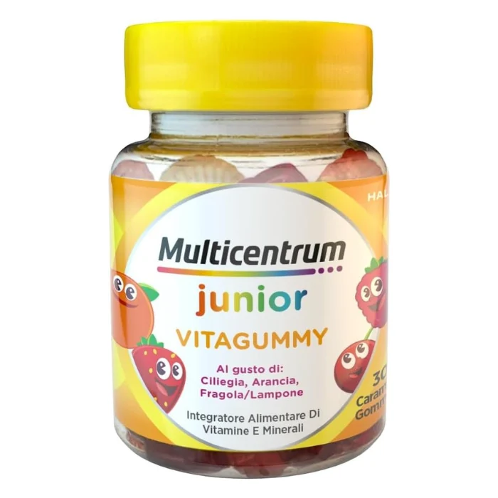 Multicentrum Vitagummy Vitamine e Minerali Formulato per Bambini 30 Caramelle Gommose