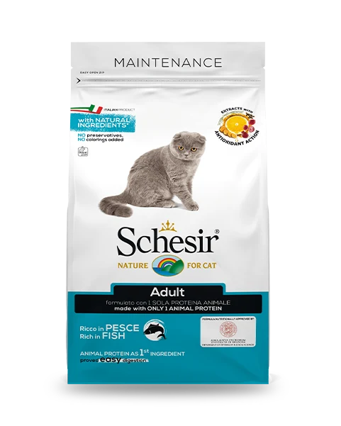 Schesir Adult Crocchette Gatti Adulti Ricco In Pesce Sacco 400 g