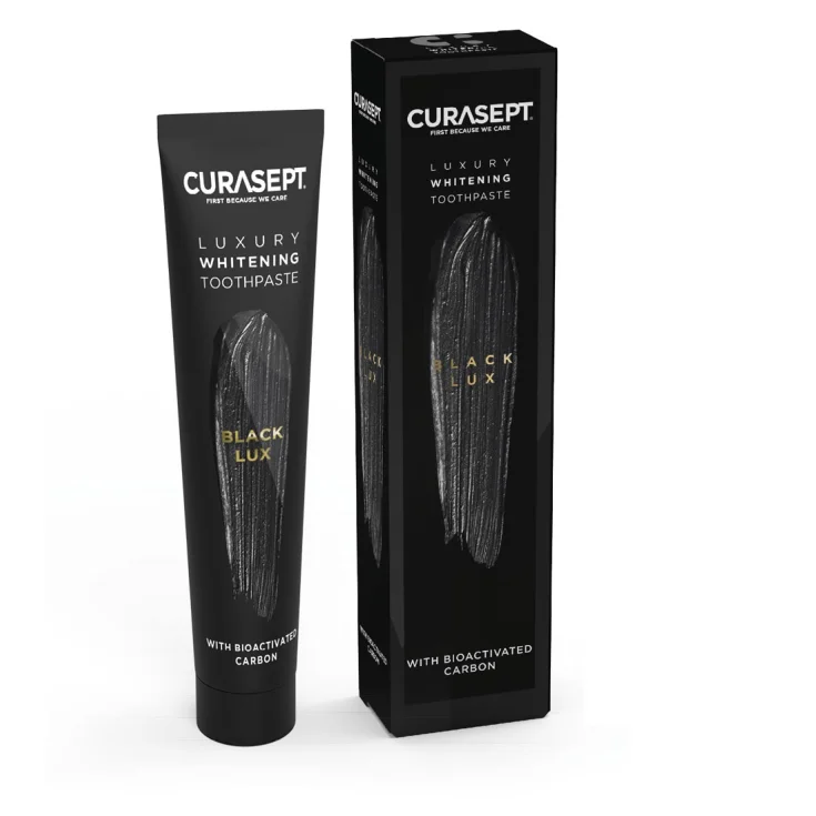 Curasept Black Luxury Dentifricio Sbiancante 75ml