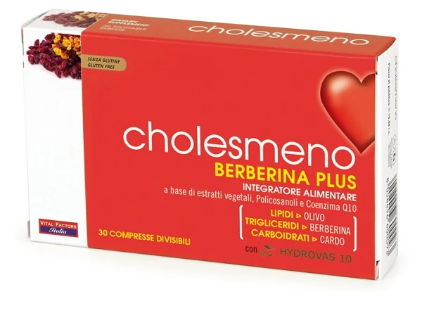 Cholesmeno berberina plus 30 compresse