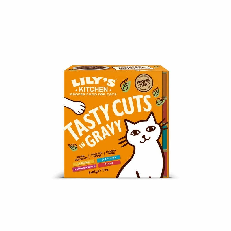 Lily's Kitchen Tasty Cuts in Gravy Multipack Cat 8X85g