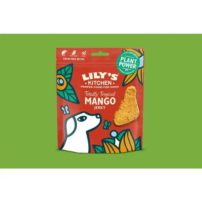 Lily's Kitchen Totally Tropical Mango Jerky Snacks Dog 70g