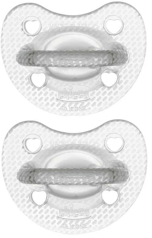 Chicco Gommotto Silicone Crystal 2-6 Mesi 2 Pezzi