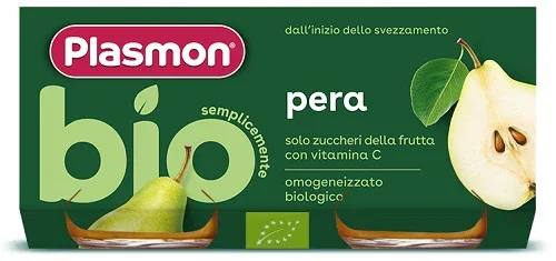 PLASMON OMOGENEIZZATO BIO PERA 2 VASETTI X 80 G