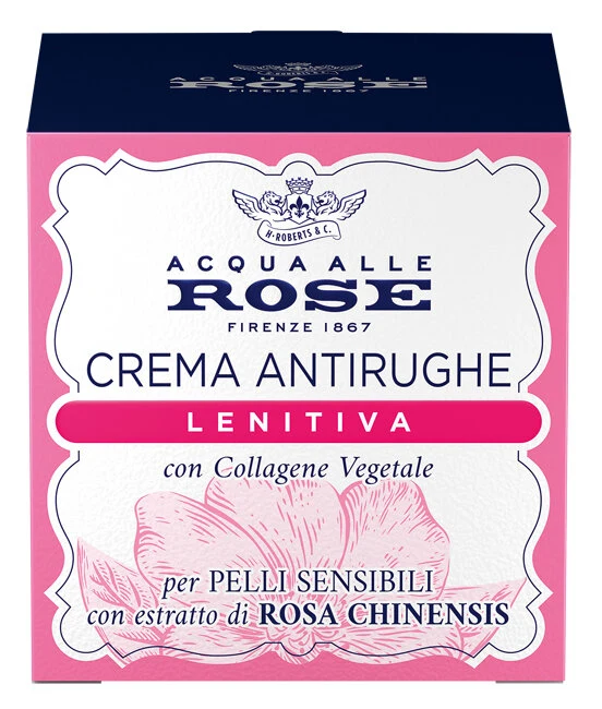 Acqua Alle Rose Crema Viso Antirughe Lenitiva 50ml