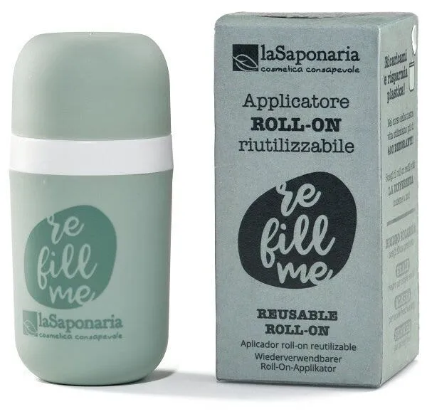La Saponaria Biodeo Applicatore Roll-On Verde Salvia Refill 70g