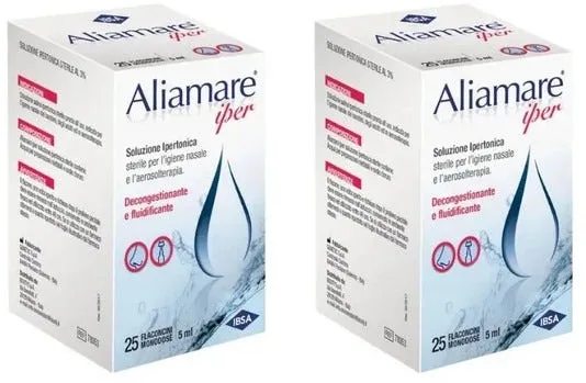 Aliamare Iper 25 + 25 Flaconcini 5 ml Bipacco