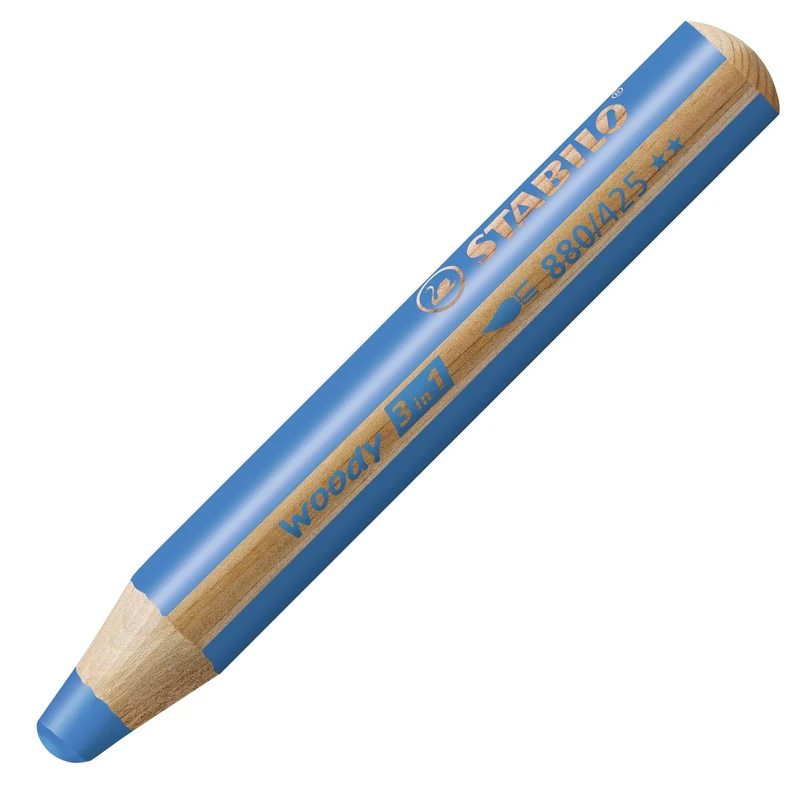 Matita colorata Multi-Funzione - STABILO woody 3 in 1 - Blu cobalto