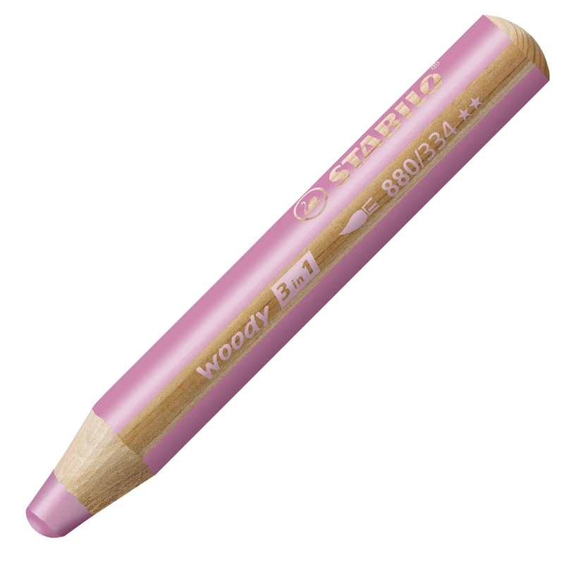 Matita colorata Multi-Funzione - STABILO woody 3 in 1 - Rosa