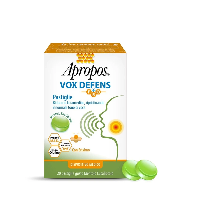Apropos Vox Defens Pro Mentolo/Eucalipto 20 Pastiglie
