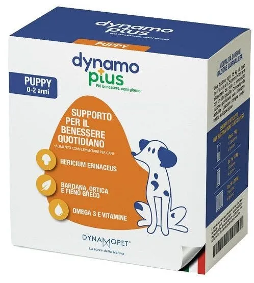 Dynamoplus Alimento Complementare Per Il Benessere Quotidiano Dei Cuccioli 30 Bustine