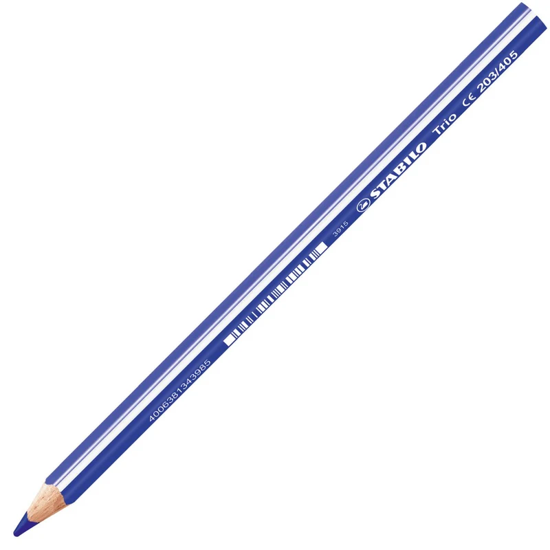 Matita colorata triangolare - STABILO Trio thick - Blu Oltremare