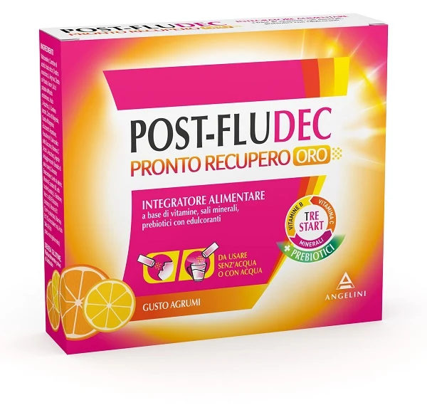 Postfludec agrumi pronto recupero oro 12 bustine