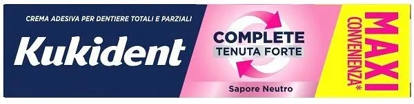 Kukident Complete Crema Adesiva Dentiere Aroma Neutro 70g