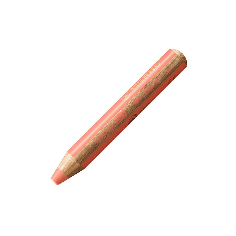 Matita colorata Multi-Funzione - STABILO woody 3 in 1 - Rosso pastello