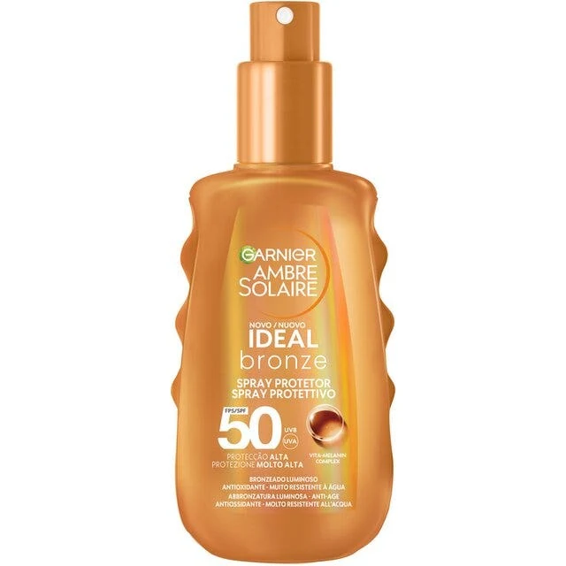 Garnier Ambre Solaire Ideal Bronze Spray Protettivo 150ml SPF50