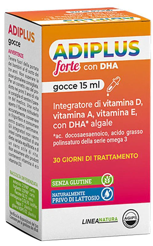ADIPLUS FORTE CON DHA GOCCE FLACONCINO 15 ML