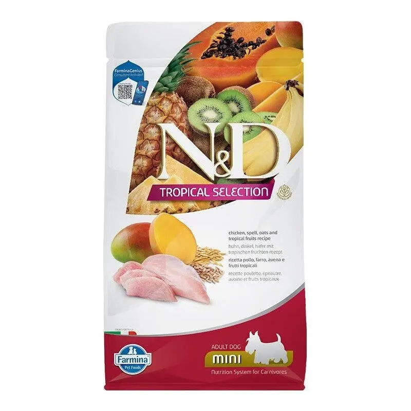 Farmina N&D Dog Mini Tropical Selection Chicken Per Cani Adulti 5kg