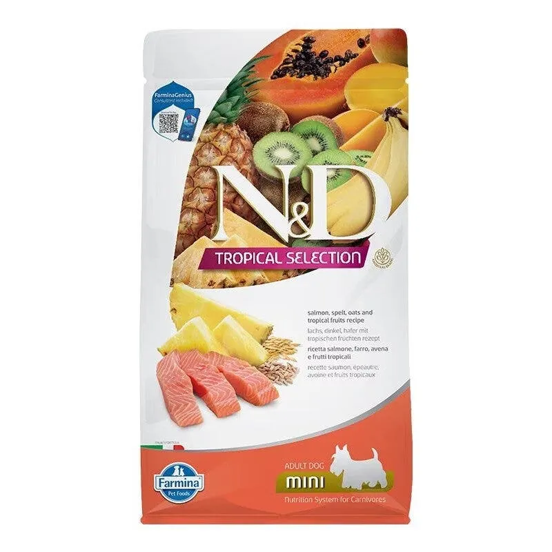 Farmina N&D Dog Mini Tropical Selection Salmon Per Cani Adulti 1.5kg