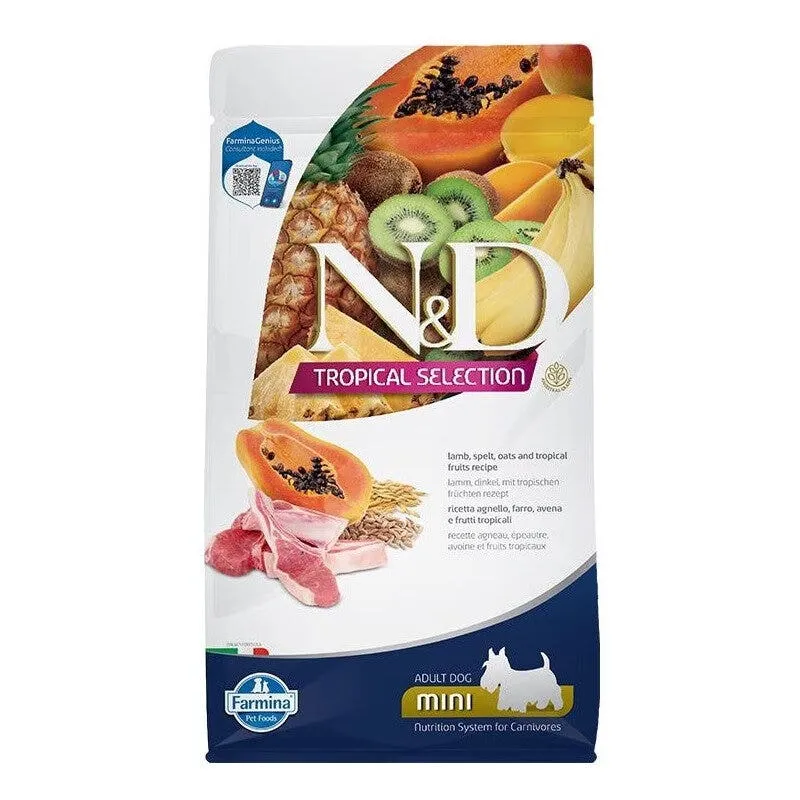 Farmina N&D Dog Mini Tropical Selection Lamb Per Cani Adulti 1.5kg