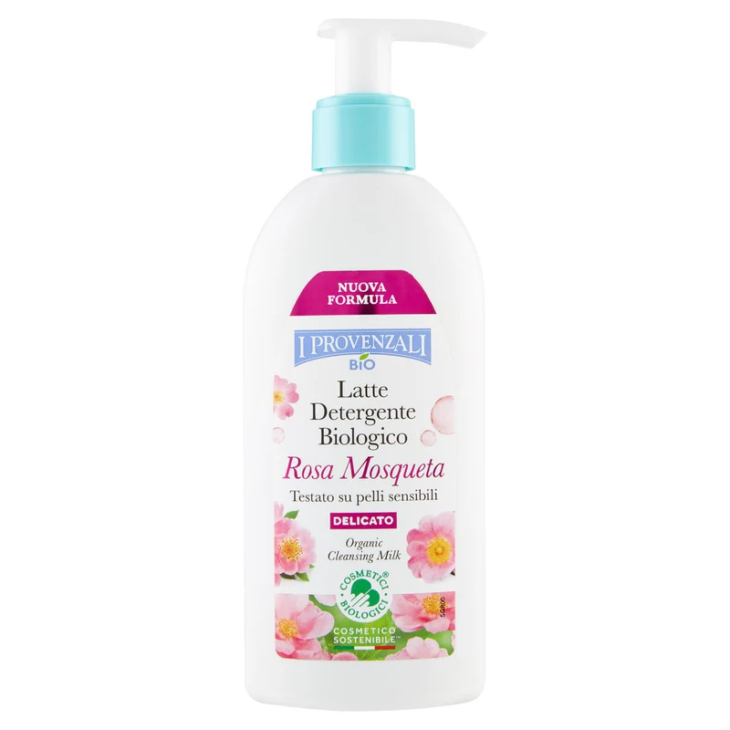 I Provenzali Bio Latte Detergente Biologico Rosa Mosqueta 200 ml