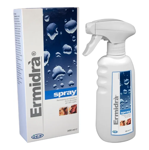Ermidrà Spray Idratante Cani/Gatti 300ml - Pelle Sana e Idratata