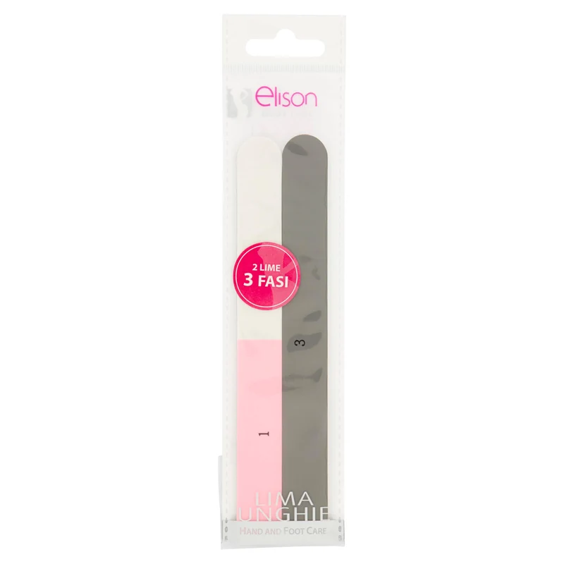 elison Body Care Hand and Foot Care Lime Unghie 3 Fasi 2 pz