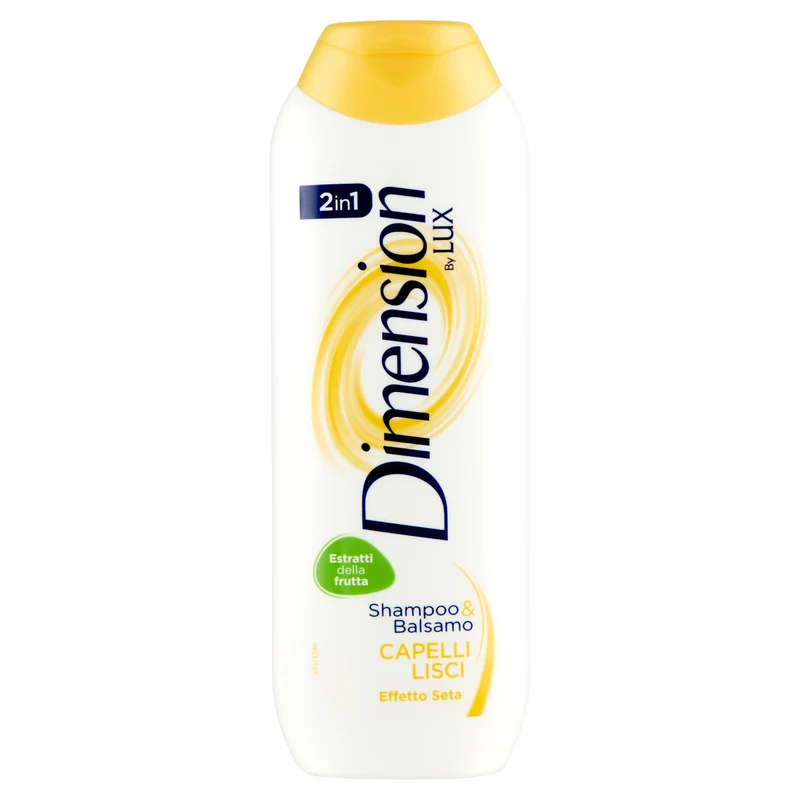 Dimension by Lux Shampoo & Balsamo 2in1 Capelli Lisci Effetto Seta 250 ml