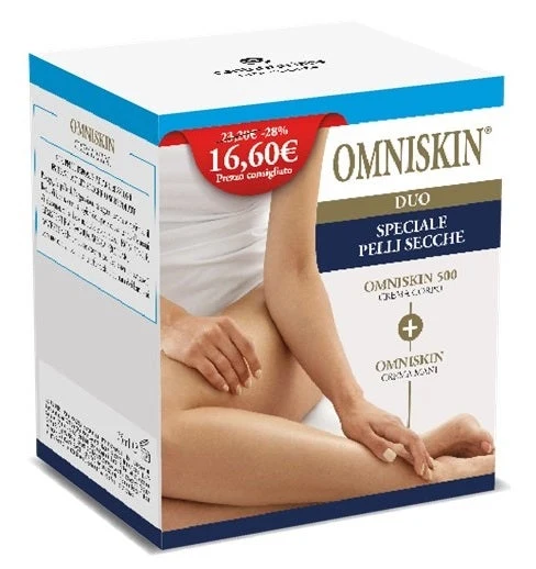 Omniskin Duo Crema Mani 75ml + Crema Corpo Ricca 500ml