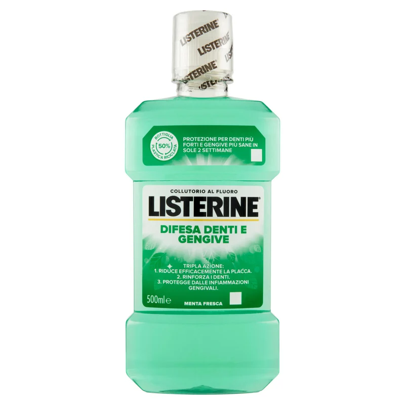 Listerine Difesa Denti e Gengive Menta Fresca 500 ml