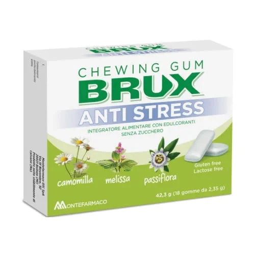 Brux antistress chewing gum 18 gomme