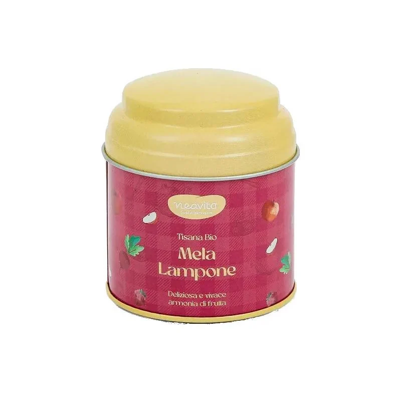 Neavita Infuso Mela E Lampone Bio In Barattolino Happy Fruits Rosa