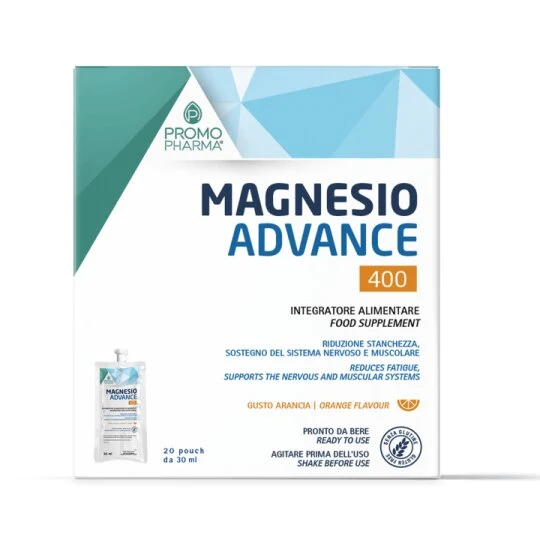 Promopharma Magnesio Advance 400 20 Pouch da 30ml