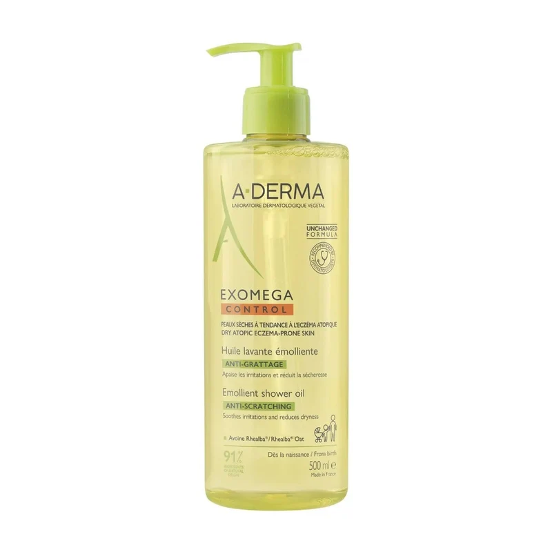 A-Derma Exomega Control Olio Lavante Emolliente Anti-Grattage 500ml