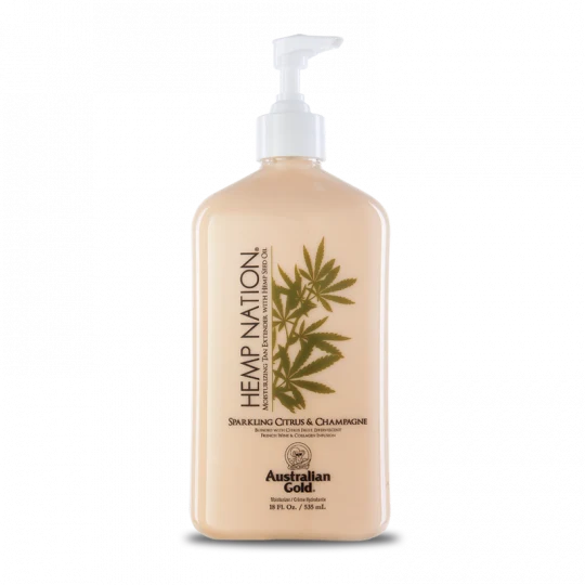 Australian Gold Hemp Nation Idratante Prolungatore Di Abbronzatura Agrumi E Champagne 535ml