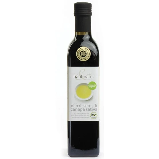 Hanf&Natur Canapa Olio Di Semi Bio 500ml