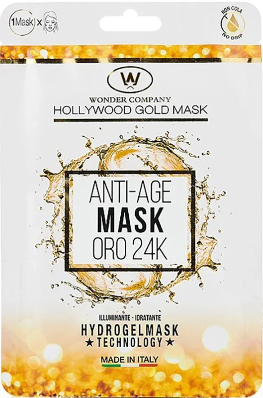 HOLLYWOOD GOLD MASK ANTIAGE IDRATANTE ILLUMINANTE