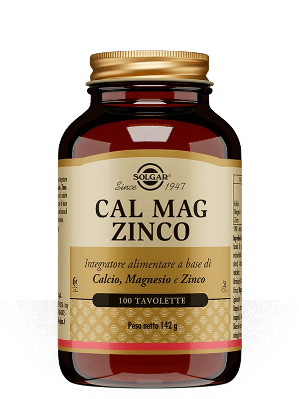 Solgar Cal Mag Zinco 100 tavolette